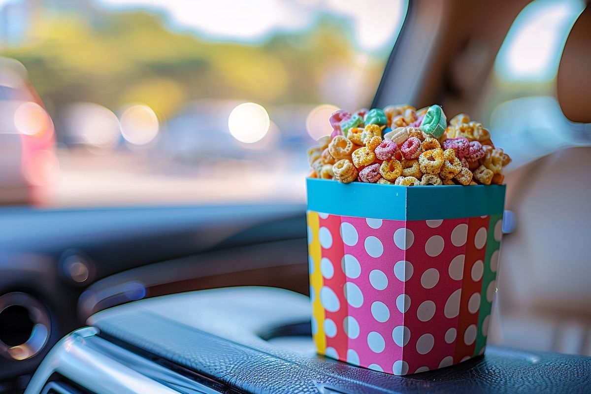 Comment une boîte de céréales vide peut garder votre voiture propre et rangée