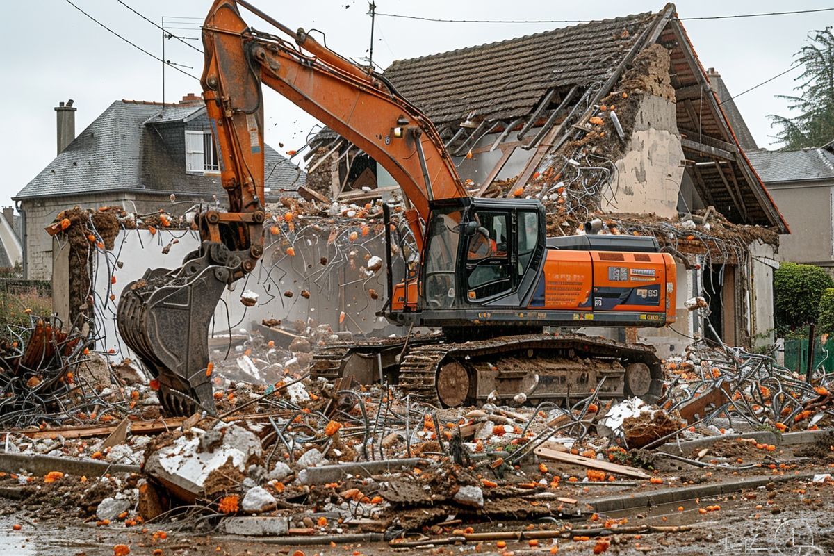 Quand les propriétaires passent à l'action : démolition d'une maison face aux squatteurs