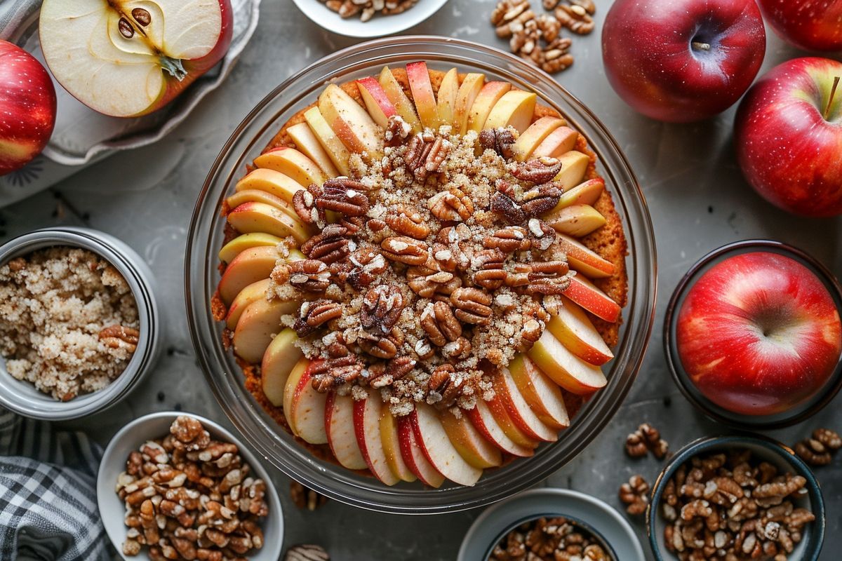 Vivez une aventure culinaire avec le gâteau aux pommes revisité et savoureux